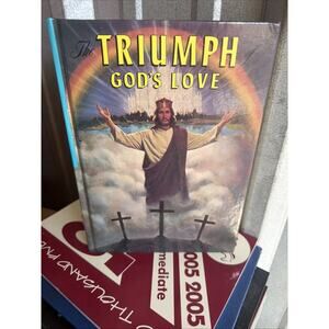 1950 TRIUMPH OF GOD'S LOVE Illustrated Bible Stories E G White HC